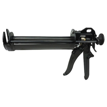 Irion-America Professional Grade Coaxial Caulk Gun, Black 901109
